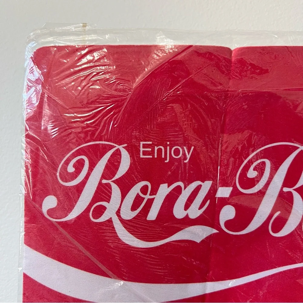 Enjoy Bora Bora Red and White Mouse Pad Coca Cola Theme